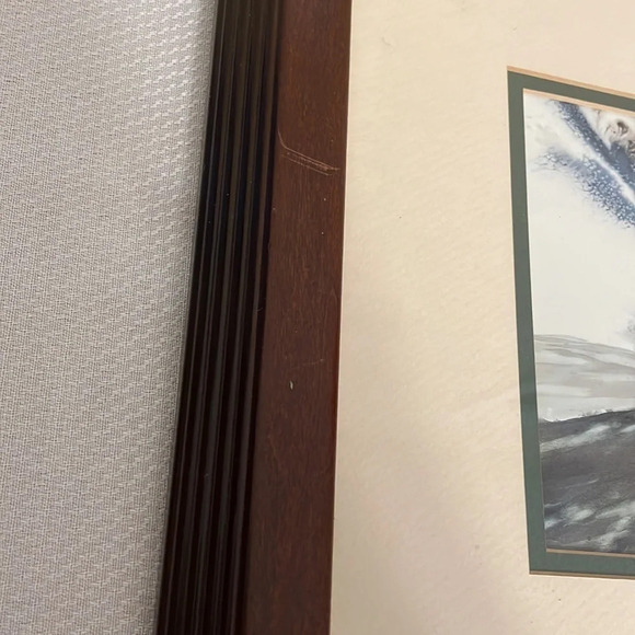 artwork Framed golf wood frame wall home decor office D R Cooper “Chip Shot” - Picture 5 of 6